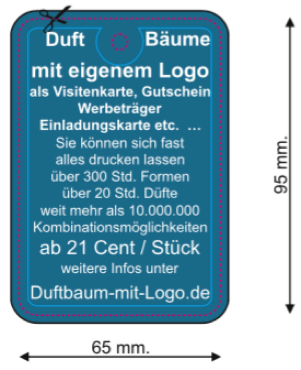 Duftbaum mit Logo Startseite